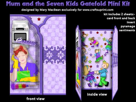 Mum and the Seven Kids Gatefold Mini Kit