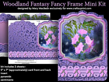 Woodland Fantasy Fancy Frame Mini Kit