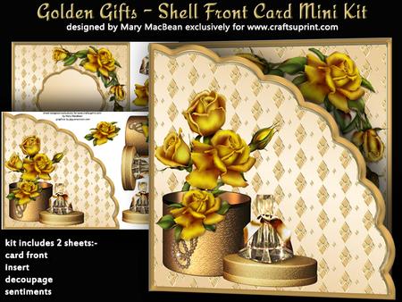 Golden Gifts - Shell Front Card Mini Kit