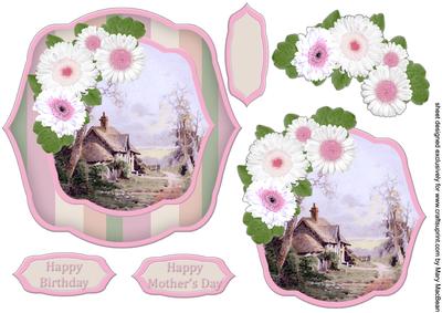 Country Cottage Shaped Topper