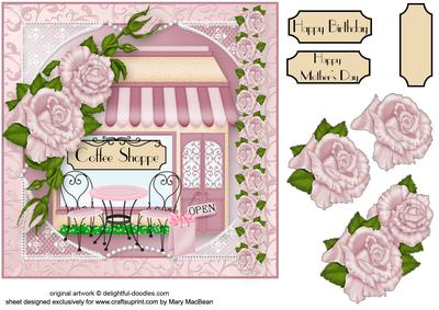Coffee Break Mother's Day or Birthday Card