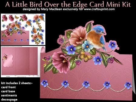A Little Bird Over the Edge Card Mini Kit