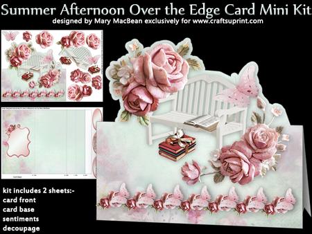 Summer Afternoon Over the Edge Card Mini Kit