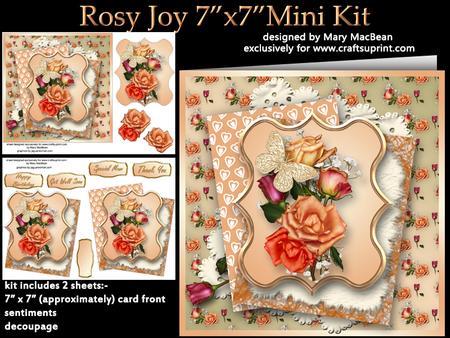 Rosy Joy 7" x 7" Mini Kit