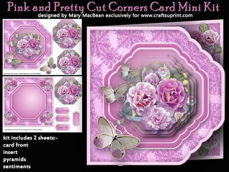 Pink and Pretty Cut Corners Card Mini Kit