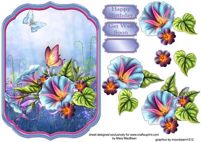 Morning Glory Shaped Topper