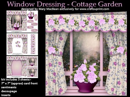 Window Dressings - Cottage Garden