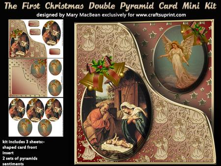 The First Christmas Double Pyramid Card Mini Kit