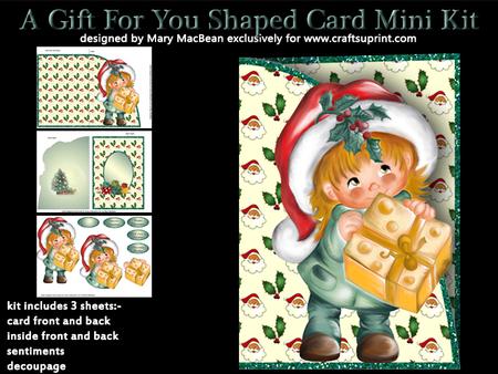 A Gift for You Shaped Card Mini Kit