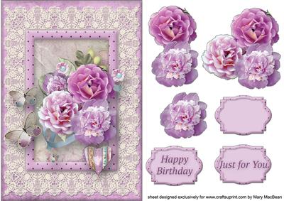 Lacy Lovelies A5 - Flowers and Butterflies