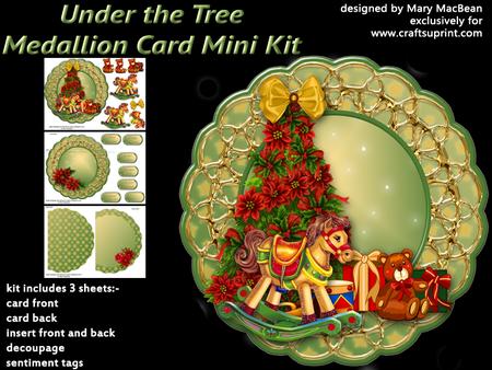 Under the Tree Medallion Card Mini Kit