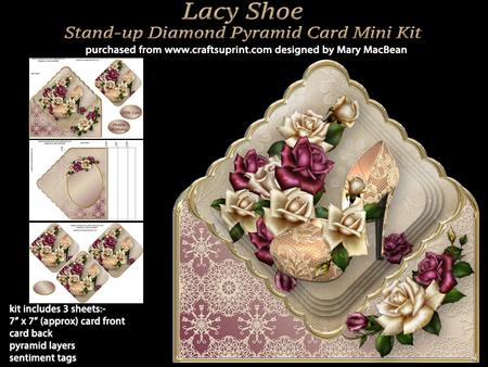 Lacy Shoe Diamond Pyramid Card Mini Kit