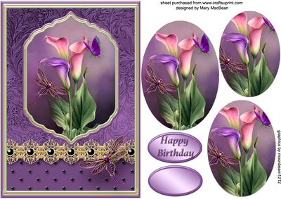 Calla Lilies Card Front
