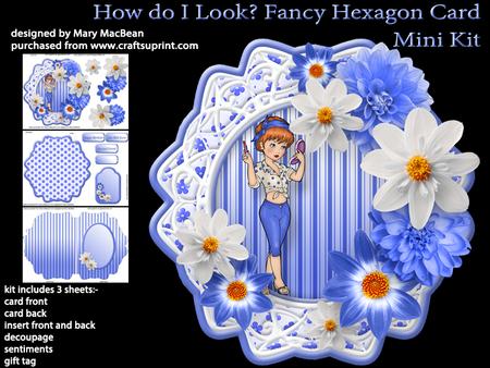 How Do I Look Fancy Hexagon Card Mini Kit