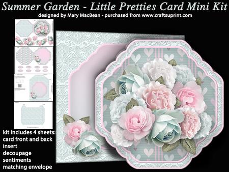 Summer Garden - Little Pretties Card Mini Kit