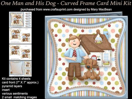 One Man and His Dog - Curved Frame Card Mini Kit