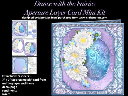 Dance with the Fairies - Aperture Layer Card Mini Kit