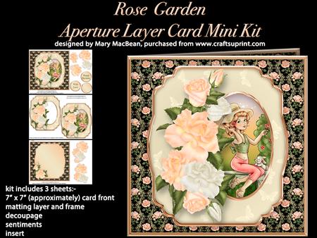Rose Garden - Aperture Layer Card Mini Kit