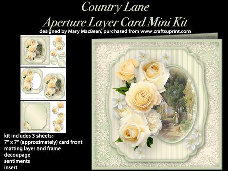 Country Lane - Aperture Layer Card Mini Kit