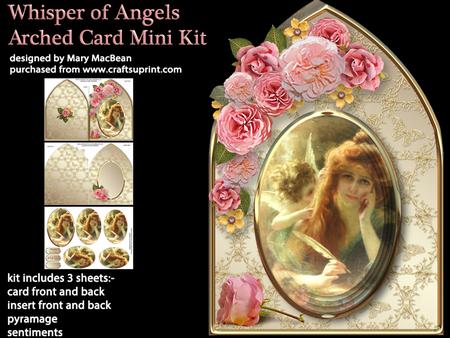Whisper of Angels - Arched Card Mini Kit