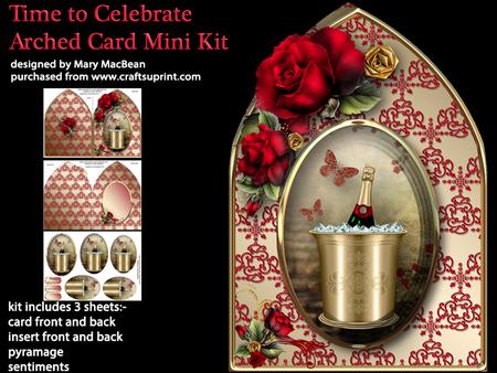 Time to Celebrate - Arched Card Mini Kit