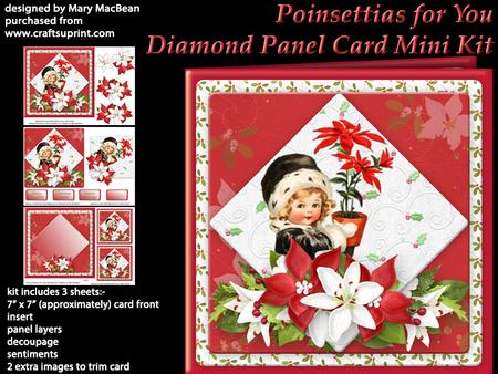 Poinsettias for You - Diamond Panel Card Mini Kit