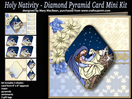 Holy Nativity - Diamond Pyramid Card Mini Kit