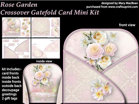Rose Garden - Crossover Gatefold Card Mini Kit