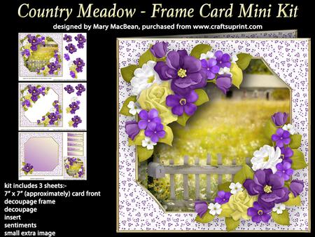 Country Meadow - Frame Card Mini Kit