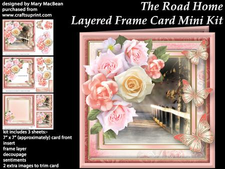 The Road Home - Layered Frame Card Mini Kit