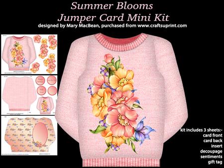 Summer Blooms - Jumper Card Mini Kit