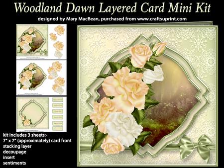 Woodland Dawn Layered Card Mini Kit