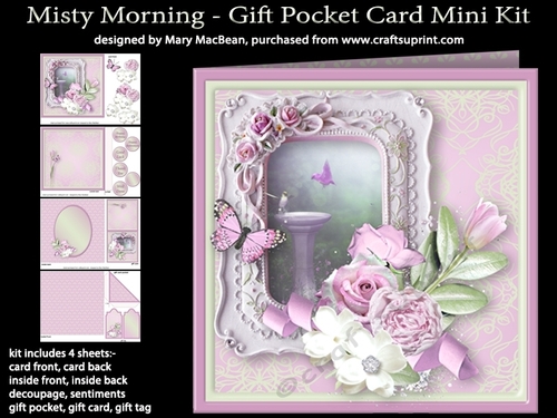 Misty Morning - Gift Pocket Card Mini Kit