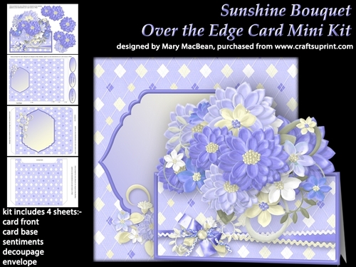 Sunshine Bouquet - Over the Edge Card Mini Kit