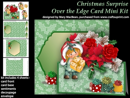 Christmas Surprise - Over the Edge Card Mini Kit