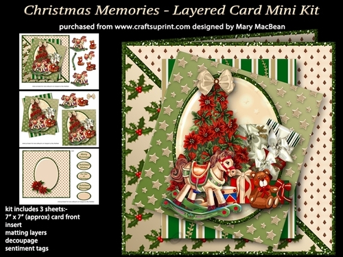 Christmas Memories - Layered Card Mini Kit