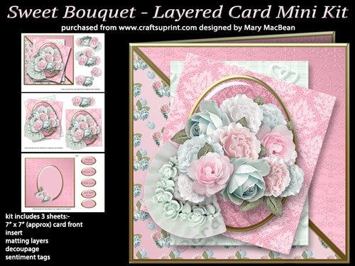 Sweet Bouquet - Layered Card Mini Kit