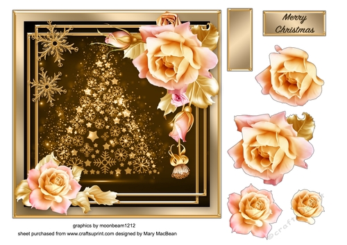 Golden Christmas Tree