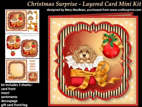 Christmas Surprise Layered Card Mini Kit