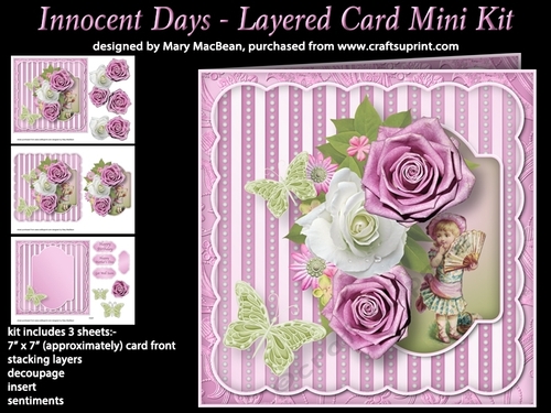 Innocent Days - Layered Card Mini Kit