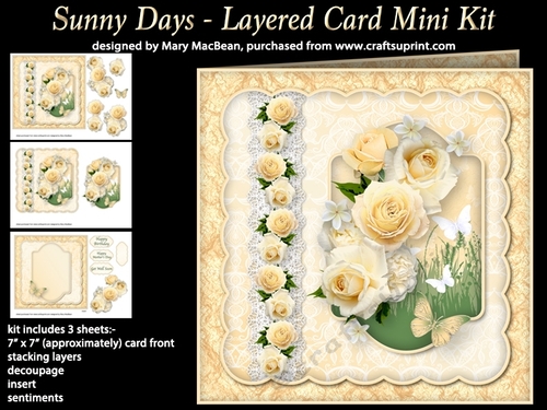 Sunny Days - Layered Card Mini Kit