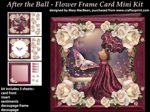 After the Ball - Flower Frame Card Mini Kit
