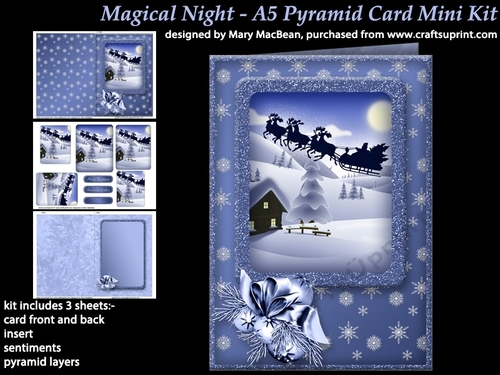 Magical Night - A5 Pyramid Card Mini Kit