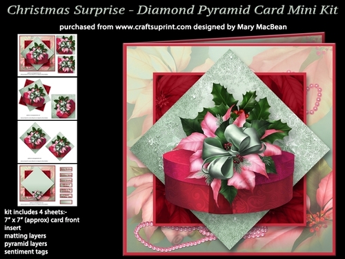 Christmas Surprise - Diamond Pyramid Card Mini Kit