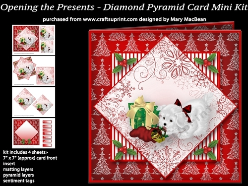 Opening the Presents - Diamond Pyramid Card Mini Kit