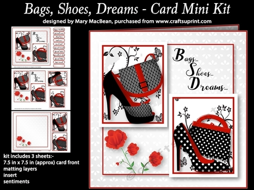 Bags, Shoes, Dreams - Card Mini Kit