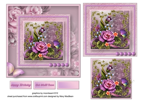 Fantasy Garden Stacked Card Front