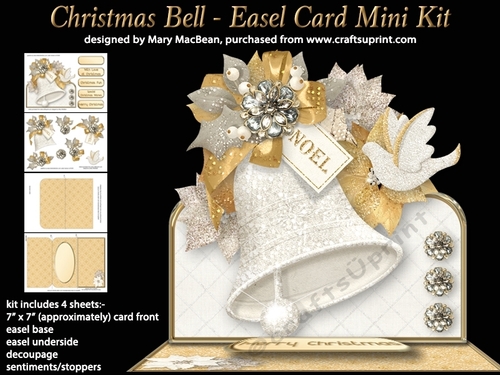 Christmas Bell - Easel Card Mini Kit