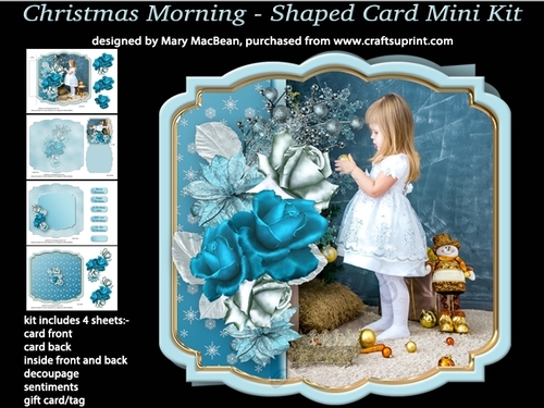 Christmas Morning - Shaped Card Mini Kit