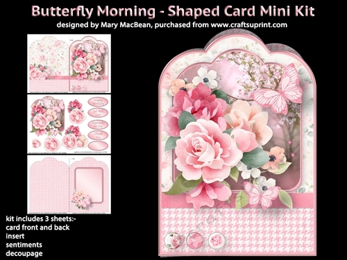 Butterfly Morning - Shaped Card Mini Kit